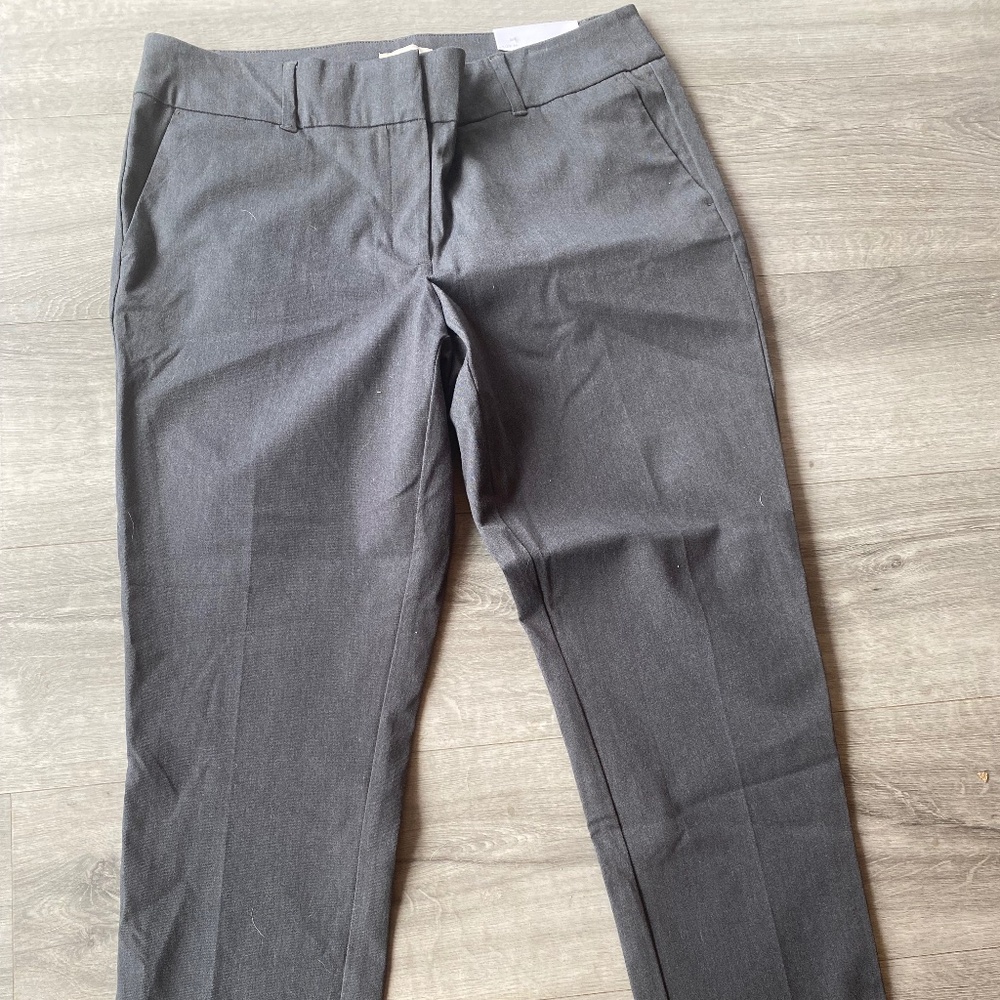 NWT LOFT Outlet Curvy Skinny Ankle Pant Size 14 Grey